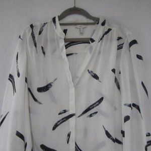 Joie Long Sleeve Silk Blouse